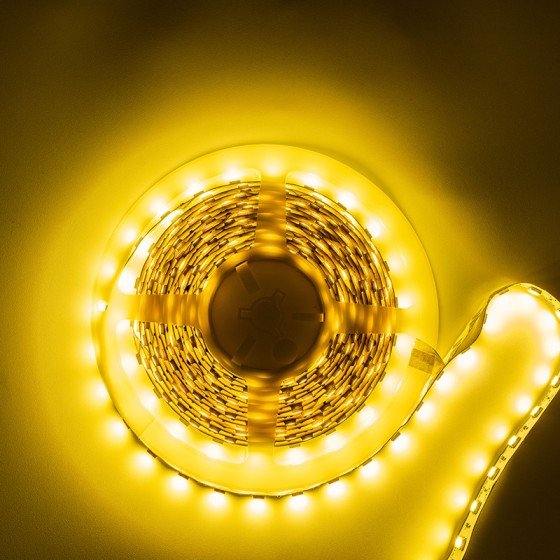 Fita Led 2700-3000K-60Leds/mt-PCB8mm-6W/mt-12V-IP66